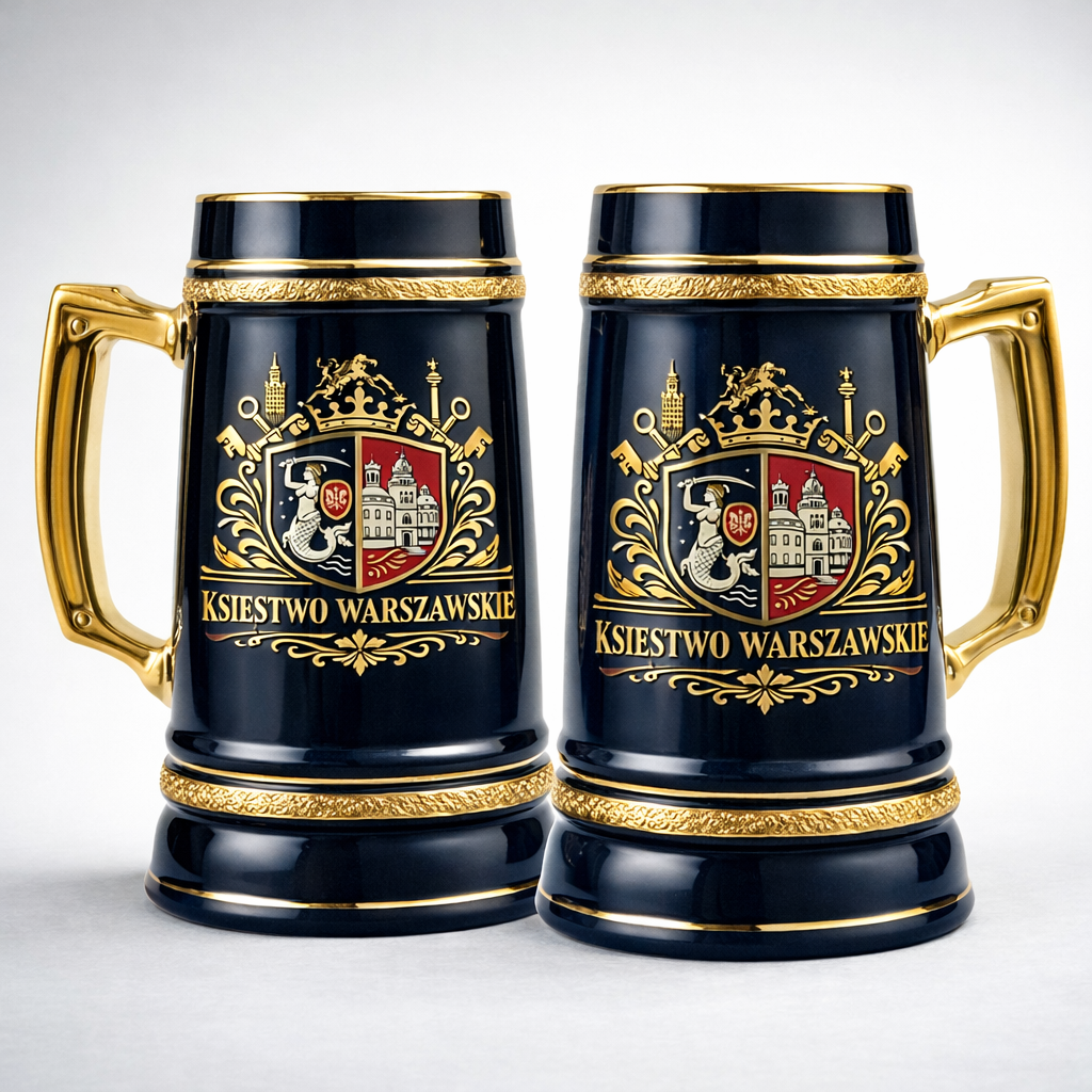 Kubek sygnowany marką Księstwo Warszawskie